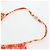 LOUIS VUITTON Badeanzug Bikini Polyester Orange White LV Auth 202126M Weiß - Ansicht 11
