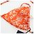 LOUIS VUITTON Badeanzug Bikini Polyester Orange White LV Auth 202126M Weiß - Ansicht 6