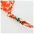 LOUIS VUITTON Badeanzug Bikini Polyester Orange White LV Auth 202126M Weiß - Ansicht 9