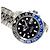 ROLEX GMT MasterII lunetta blu e nera 126710BLNR Bracciale Jubilee '25 Uomo Argento