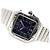 CARTIER Santos de LM blue WSSA0030 '24 Womens Plata