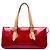 Borsa a tracolla Louis Vuitton Monogram Vernis Rosewood Avenue rossa Rosso