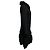 Christian Dior Black Ruffled Button Front Mid Length Wool Coat - view 2