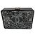Borsa a pochette Chanel Black / Silver 2017 in Lucite con logo CC e tracolla a catena Nero - vista 2