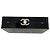 Borsa a pochette Chanel Black / Silver 2017 in Lucite con logo CC e tracolla a catena Nero - vista 6