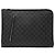 Borsa Clutch Portfolio Louis Vuitton Damier Graphite Nera Nero