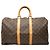 Borsa da viaggio Louis Vuitton Monogram Keepall 45 Marrone