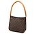 Bolso de hombro Louis Vuitton Monogram Looping MM Marrón Castaño - vista 2