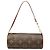 Borsa a mano Louis Vuitton Monogram Papillon Pochette Marrone