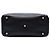Borsa Satchel Banner Burberry Medium in pelle e House Check nera Nero - vista 3