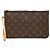 Louis Vuitton Monogram Neverfull MM Pouch Braun