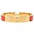 Pulsera Clic H PM estrecha de esmalte rojo Hermès Roja - vista 3