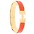 Pulsera Clic H PM estrecha de esmalte rojo Hermès Roja - vista 4