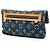 Borsa a Clutch Pochette Plate in Denim Monogram Louis Vuitton Blu - vista 2