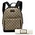 Petit sac à dos Gucci Eden Day GG Supreme noir - vue 7