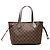 Borsa Tote Louis Vuitton Damier Ebene Neverfull PM Marrone