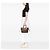 Borsa Tote Louis Vuitton Damier Ebene Neverfull PM Marrone - vista 6