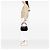 Bamboo Borsa Satchel Night Gucci in pelle di vitello nera con bambù Nero - vista 8