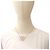 Collana con pendente rotondo Chanel CC placcato oro e strass D'oro - vista 13