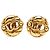 Orecchini a clip Chanel CC placcati in oro D'oro