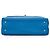 Borsa Chanel Medium Grained Calfskin Chevron Chic Top Handle Flap Satchel Blu - vista 3