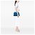 Borsa Chanel Medium Grained Calfskin Chevron Chic Top Handle Flap Satchel Blu - vista 6