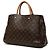 Borsa Satchel Louis Vuitton Monogram Montaigne GM Marrone - vista 2