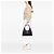 Borsa a tracolla Gucci GG Canvas Jackie Bardot Nera Nero - vista 6