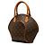 Borsa Louis Vuitton Monogram Ellipse PM Marrone - vista 2