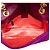 Borsa a tracolla Gucci Medium GG Marmont Matelassé in velluto viola Porpora - vista 4