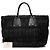 Borsa Tote Prada Tessuto Gaufre Nera Nero - vista 7
