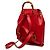 Red Gucci Calfskin Bamboo Drawstring Backpack - view 2