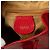Red Gucci Calfskin Bamboo Drawstring Backpack - view 5