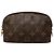 Louis Vuitton Monogram Cosmetic Pouch PM braun
