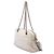Borsa a tracolla Gucci Soho in pelle bianca con catena e zip Bianco - vista 2