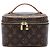 Cannes Louis Vuitton Monogram Nice Mini Vanity Case braun