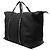 Borsa Duffle Gucci XL GG in nylon nero con banda Web - vista 2