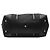 Borsa Duffle Gucci XL GG in nylon nero con banda Web - vista 3