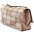 Borsa a tracolla Chanel Reissue 2.55 con patta in camoscio patchwork beige - vista 2