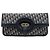 Autre Marque Clutch con patta Dior Oblique Canvas blu