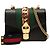 Borsa Mini Satchel Sylvie in pelle di vitello nera con tracolla Web Gucci Nero - vista 7