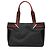 Gucci Denim Web Tote in Schwarz