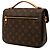 Borsa Louis Vuitton Monogram Pochette Metis Marrone - vista 2