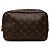 Borsa a Clutch Louis Vuitton Monogram Trousse Toilette 23 Marrone
