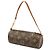 Borsa a mano Louis Vuitton Monogram Papillon Pochette Marrone - vista 2