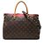 Borsa Satchel Louis Vuitton Monogram Pallas MM Marrone