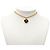 Collana con pendente a trifoglio Chanel CC placcata in oro e resina dorata D'oro - vista 7