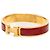 Pulsera Clic H PM estrecha de esmalte rojo Hermès Roja - vista 2