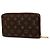 Cartera Larga Louis Vuitton Monogram Zippy Organizer Brown Castaño - vista 2