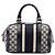 Borsa Boston Satchel Gucci Small GG Canvas Web Joy Blu